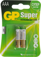 Батарейка Gp Super Alkaline 24A AAA LR03, 2шт/уп